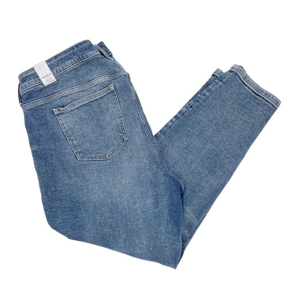 torrid Denim - NEW Torrid Denim Mid-Rise Skinny Medium Wash Distressed Jeans Size 20 Short